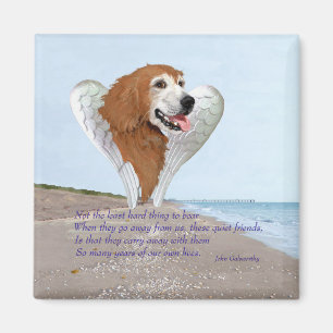 Aimant Ange Golden Retriever