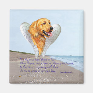 Aimant Ange Golden Retriever