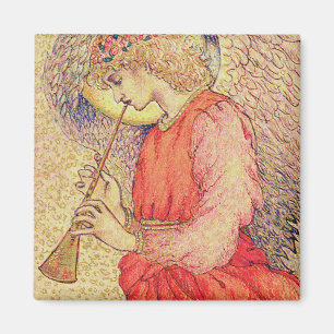 Aimant Ange jouant du flageolet