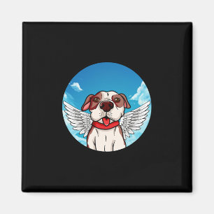 Aimant Ange Pitbull Stafford Bully Bouledogue 