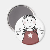 Aimant ange pour noël (Recto/Verso)