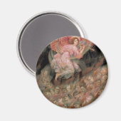 Aimant Ange sonnant de la trompette aux âmes en enfer d'E (Recto/Verso)