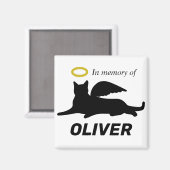 Aimant Angel de chat personnalisé (Recto/Verso)