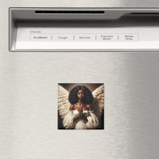 Aimant Angel de la femme noire (In Situ (Lave-vaisselle))