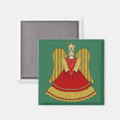 Aimant Angel de Noël de Nuremberg (Recto/Verso)