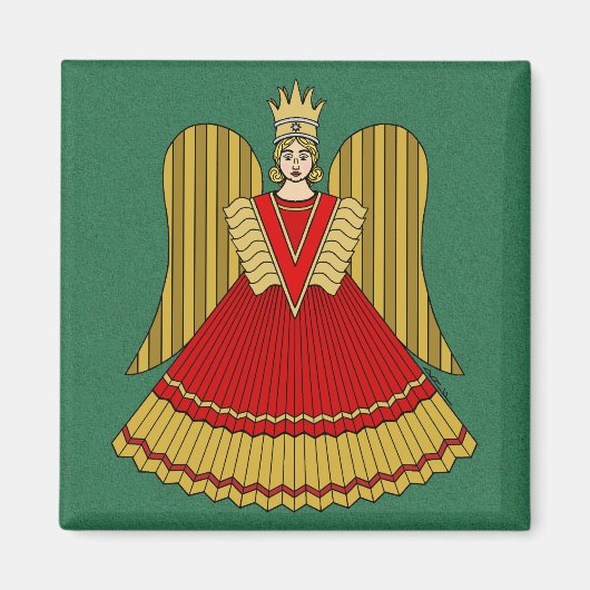 Aimant Angel de Noël de Nuremberg (Devant)