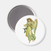 Aimant Angel de Noël victorien, Gloria in Excelsis Deo (Recto/Verso)