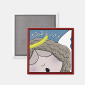 Aimant Angel Face Hallelujah (Recto/Verso)