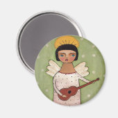 Aimant Angel Jouer la guitare (Recto/Verso)