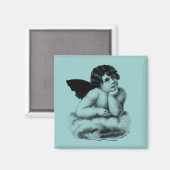 Aimant Angel sur un nuage (Recto/Verso)