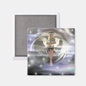 Aimant Angel sur un nuage (Recto/Verso)