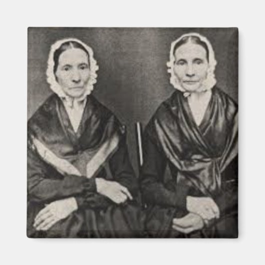 Aimant Angelina et Sarah Grimke soeurs ERA Suffrage (Devant)
