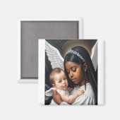 Aimant anges bébés (Recto/Verso)