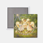 Aimant Anges dansant l'aimant (Recto/Verso)