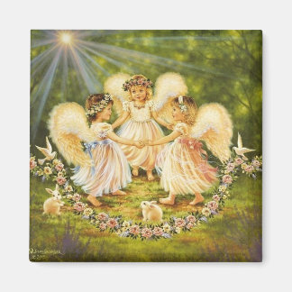 Aimant Anges dansant l'aimant