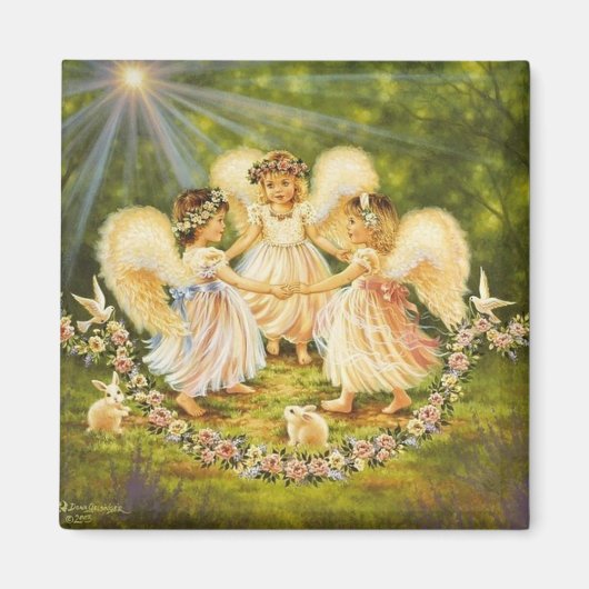 Aimant Anges dansant l'aimant (Devant)