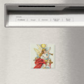 Aimant Anges de vœux de Noël (In Situ (Lave-vaisselle))