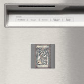 Aimant Anges gardiens avec l'enfant Jésus (In Situ (Lave-vaisselle))