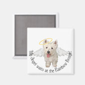 Aimant Anges gardiens Westie (Recto/Verso)