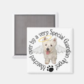 Aimant Anges gardiens Westie (Recto/Verso)