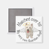 Aimant Anges gardiens Westie (Recto/Verso)