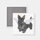 Aimant Anges Scottish Terrier (Recto/Verso)