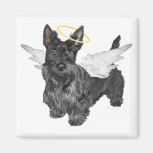 Aimant Anges Scottish Terrier