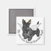 Aimant Anges Scottish Terrier (Recto/Verso)