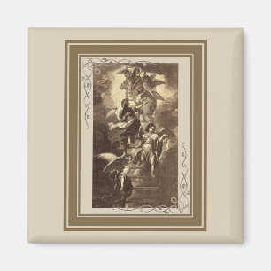 Aimant Anges sur une échelle céleste