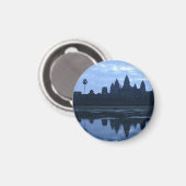 Aimant angkor ce qui reflète bleu (Recto/Verso)