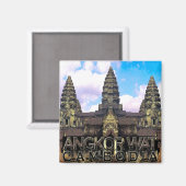 Aimant Angkor Vat (Recto/Verso)