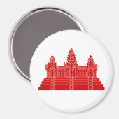 Aimant Angkor Vat Ver.2.0. Temple khmer (Recto/Verso)