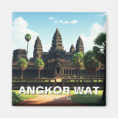 Aimant Angkor Wat Cambodge (Devant)