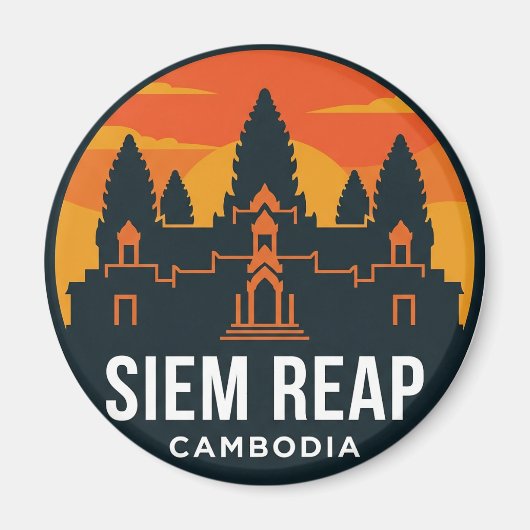 Aimant Angkor Wat Cambodge (Devant)