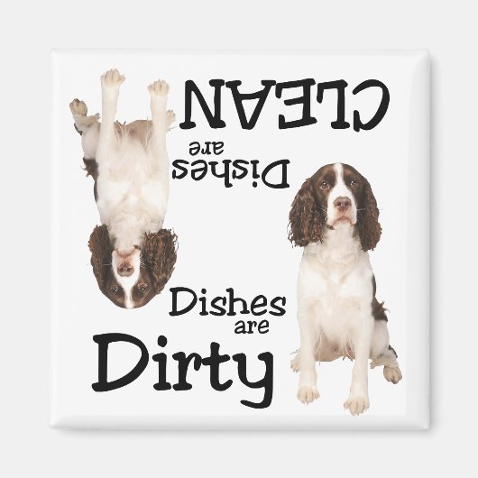 Aimant Anglais Springer Spaniel Amateurs de lave-vaissell (Devant)