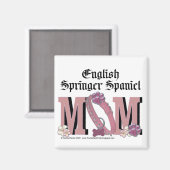 Aimant Anglais Springer Spaniel MOM (Recto/Verso)
