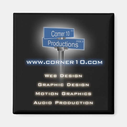 Aimant Angle10 Productions (Devant)
