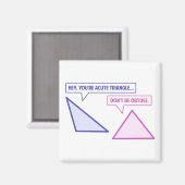 Aimant Angle obtus aigu du triangle (Recto/Verso)