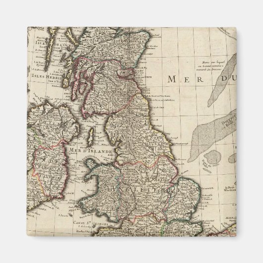 Aimant Angleterre, Ecosse, Europe (Devant)