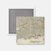 Aimant Angleterre et Pays de Galles Sud (Recto/Verso)