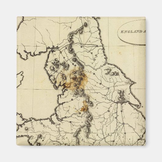 Aimant Angleterre, Pays de Galles (Devant)