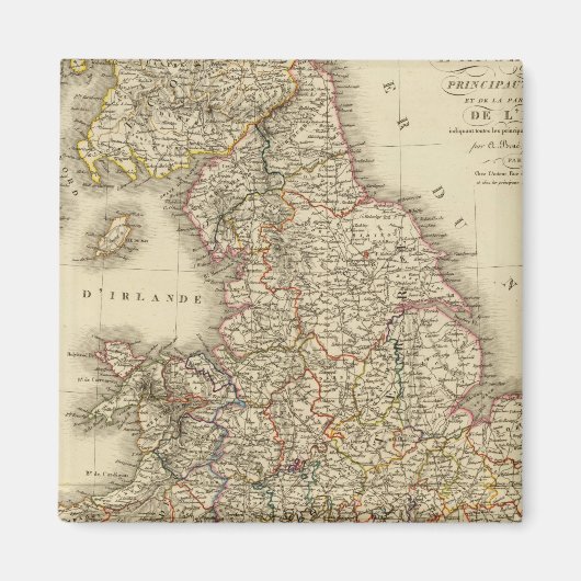 Aimant Angleterre, Pays de Galles (Devant)