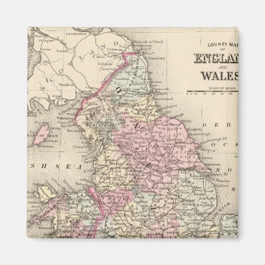 Aimant Angleterre, Pays de Galles 5 (Devant)