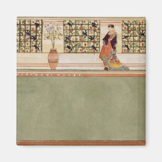 Aimant Anglo-Japonais Wall Design, c.1860 (w/c et crayon  (Devant)
