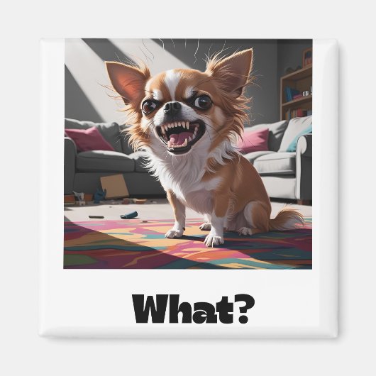Aimant Angry chihuahua (Devant)