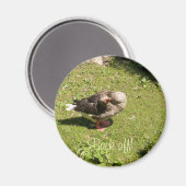 Aimant Angry Goose Back Off Magazine (Recto/Verso)