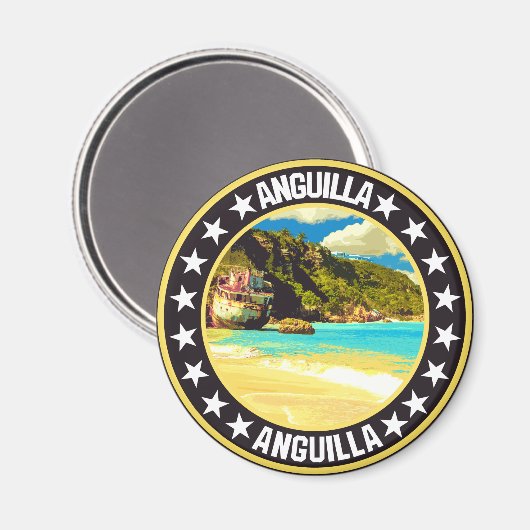 Aimant Anguilla (Recto/Verso)