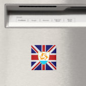 Aimant Anguilla Drapeau de haute qualité (In Situ (Lave-vaisselle))