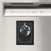 Aimant Animagus noir Anime Sirius (In Situ (Lave-vaisselle))