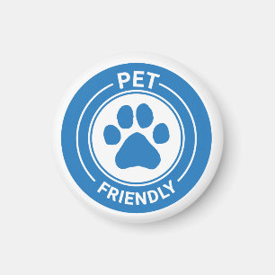 Aimant Animal ami Bestie Westie Drake Paw - Bleu